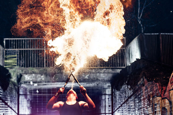 Feuershow buchen